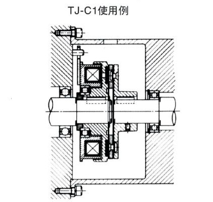 軸承式電磁離合器安裝