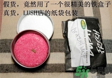 lush洗發皂真假對比圖 lush洗發皂真假