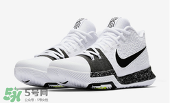 nike kyrie 3黑白配色多少錢？耐克歐文3代黑白配色專柜價(jià)格