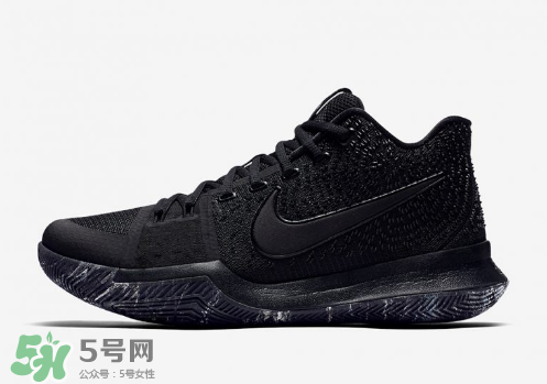 nike kyrie 3 triple black耐克歐文3代純黑配色什么時候發售？