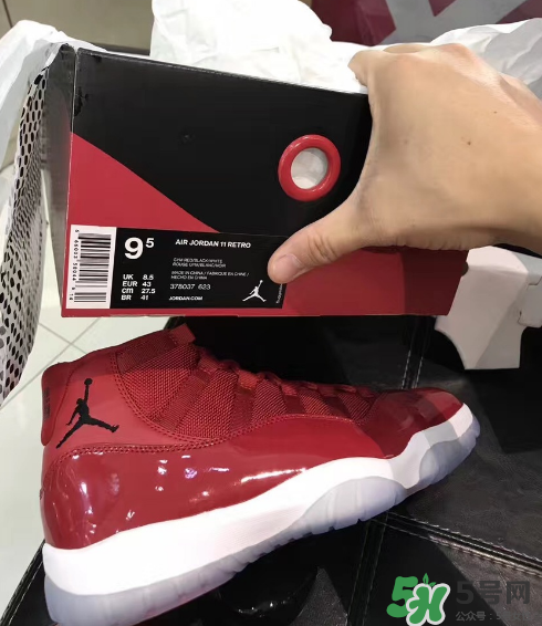 air jordan 11 gym red安東尼全紅配色實物怎么樣？