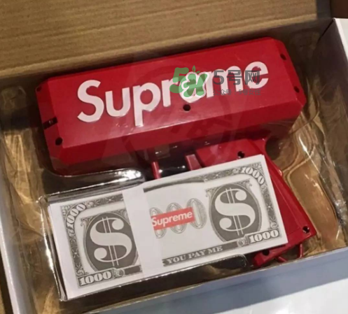 supreme噴錢槍多少錢？supreme鈔票槍價格