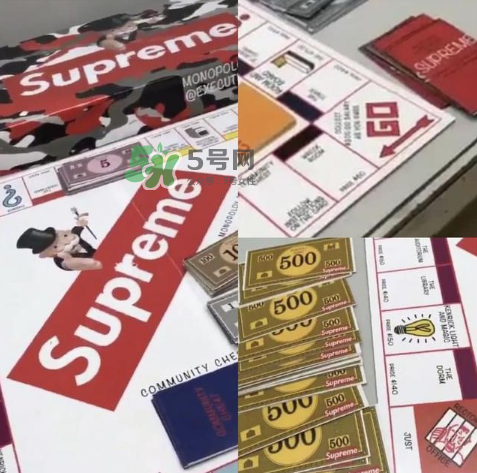 supreme版大富翁是什么樣的？大富翁和supreme聯名是真的嗎？