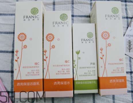 franic維C透亮保濕系列適合年齡_使用心得