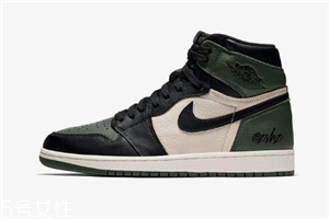 air jordan 1 pine green黑綠腳趾什么時候發售？