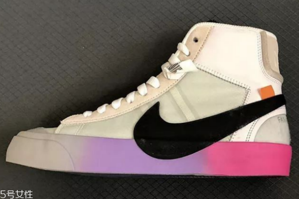 off white聯名nike blazer mid彩虹版在哪買_多少錢