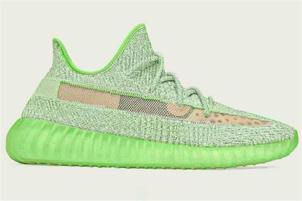 yeezy350熒光綠滿天星發售時間 椰子滿天星夜光綠配色