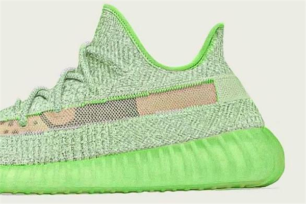 yeezy350熒光綠滿天星發售時間 椰子滿天星夜光綠配色