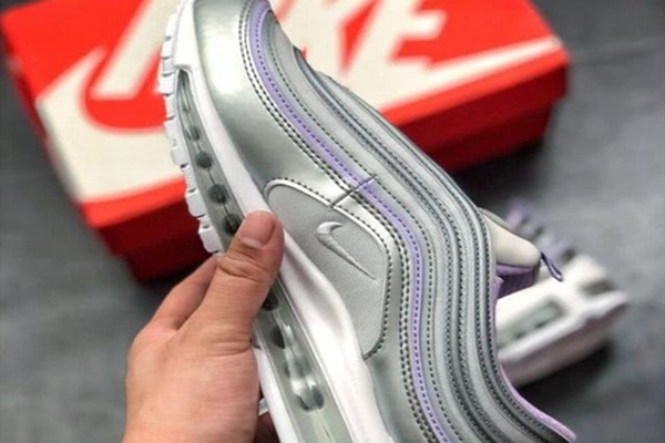 耐克AirMax97銀紫配色細節測評 個性又時尚的鞋子